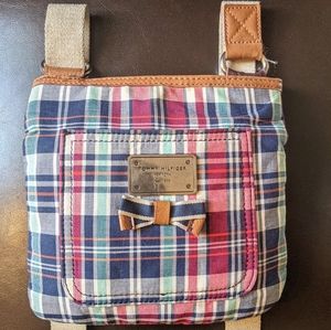 Tommy Hilfiger Plaid Purse Over the Shoulder